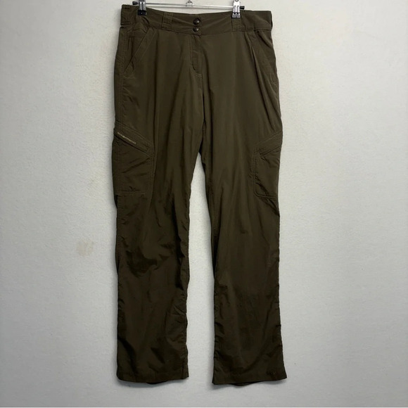 Exofficio Cargo Nylon Pants Women's 8 Brown - Picture 1 of 7